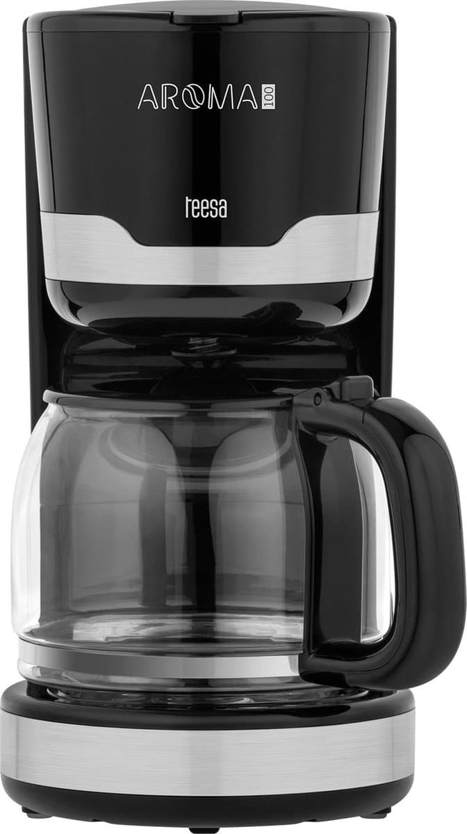 Teesa TSA4006 - Koffiezetapparaat AROMA 100, 1,5 liter, warmhoudfunctie, druppelblokkade, zwart — afbeelding 1