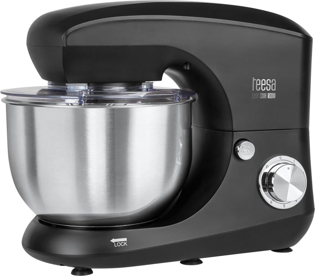 Teesa TSA3545B - Keukenmachine, 1.400 Watt, zwart — afbeelding 1
