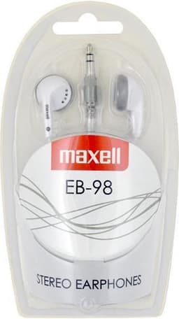 Maxell EB-98 Stereo Earphones - Wit — thumbnail 3