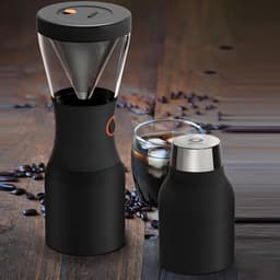 Asobu Cold Brew Koffiezetapparaat - 1L - RVS & Kunststof - Zwart — thumbnail 4
