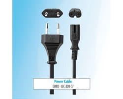 Budget 5 Meter Euro naar C7 Voedingskabel – Ideaal voor Laptops, Televisies en Audioapparatuur