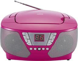 Bigben CD60RS - Draagbare Radio CD-Speler met 400 Stickers - Roze — thumbnail 2