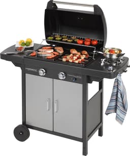 Campingaz 2 Series Classic EXS Vario gasbarbecue – compacte BBQ – 2,100 cm² kookoppervlak - Antraciet — thumbnail 4