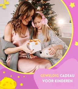 StayPowered Kinderhoofdtelefoon - Veilig en Stijlvol met LED-Verlichting - USB-C Aansluiting - Volumelimiet 85/94 dB - Ingebouwde Microfoon - Opvouwbaar en Lichtgewicht - Zachte Oorkussens - Stereo Geluid - Roze - Levering Sneller dan Aangegeven! — thumbnail 2