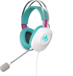 ASUS TUF Gaming H1 Gen II Hatsune Miku Edition Headset Bedraad Hoofdband Gamen USB Type-A Roze, Turkoois, Wit — thumbnail 5