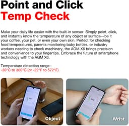AGM X6 Phantom Transparant 5G robuuste smartphone — thumbnail 3