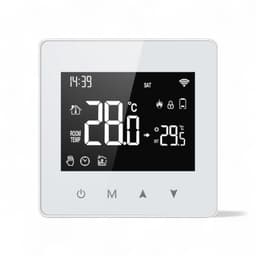 Opbouw Thermostaat | Wifi | Touchscreen bediening | Opbouw installatie | CV installatie | Tuya Smart Life | Spraakbediening | Wit — thumbnail 2