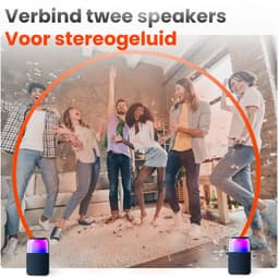 Xssive Bluetooth Speaker Draadloos - Kleine Speaker met Krachtig Geluid - Mini Portable Speaker - Draagbare Luidspreker met RGB-verlichting — thumbnail 2
