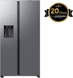Samsung RS80F66KBT, Vrijstaand, Amerikaanse deur, Roestvrijstaal, 2 deur(en), Binnenin, R600a — thumbnail 1