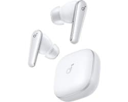 soundcore Liberty 5 by Anker, draadloze oordoppen met noise-cancelling, 2x sterkere stemonderdrukking, realtime adaptieve noise canceling, snelladen, Dolby Audio, heldere gesprekken met 6 microfoons en AI, lange batterijduur