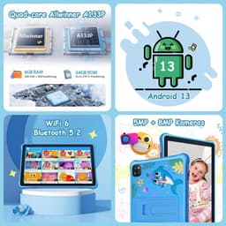 Kindertablet Vanaf 3 Jaar - Tablet Kinderen - 64 GB - 10 INCH — thumbnail 3