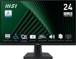 MSI Pro MP245G computer monitor 60,5 cm (23.8") 1920 x 1080 Pixels Full HD LCD Zwart — thumbnail 1