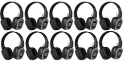 10x DOLLY DIGITAL© FD-Pro Silent Disco set | 10 oplaadbare stereo HD headsets met T70 oplaadbare zender — thumbnail 5