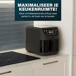 Princess 182476 8L SlimFry Airfryer - 8 L capaciteit - 2000 W - Touchscreen - 8 voorgeprogammeerde instellingen — thumbnail 13