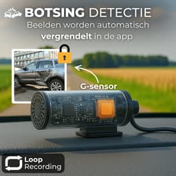 Dashcam Pro WiFi - 2K - Dashcam voor Auto - 1.5" Display - Nachtzicht & Botsingdetectie - Looprecording - Incl. 64GB SD-kaart — thumbnail 4