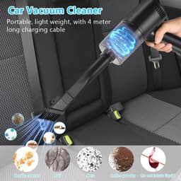 Krachtige Draagbare Handstofzuiger voor Auto en Thuisgebruik - Lichtgewicht en Efficiënt — thumbnail 4