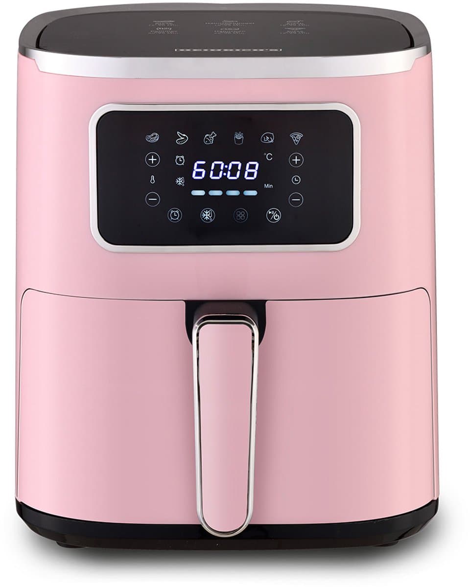 Heinrich's HFR 8216- Heteluchtfriteuse - AirFryer - 5 Liter - Pink — afbeelding 1