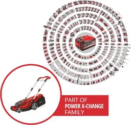 Accu Grasmaaier 36V met Mulching Functie en 45L Opvangzak voor Gazons tot 450 m² — thumbnail 2