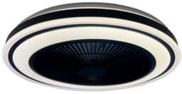 Plafondventilator - met afstandsbediening - Cuba ZWART 24Watt met LED lamp 3000K-4000K-6500K RGB CCT — thumbnail 2