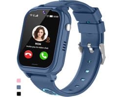 4G Smartwatch voor Kinderen met GPS, Video Bellen en Educatieve Spellen