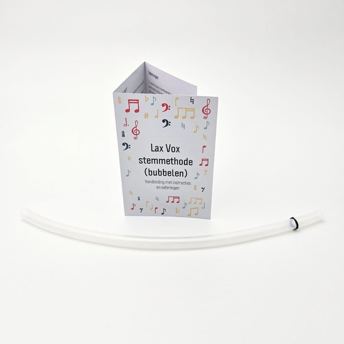 Zing Je Mee® Officiele Lax Vox Slang - Bubbelen - Siliconen slang - Professionele zangcoach - Stemmethode - Zangslang - 35 cm - Bubbelrietje met handleiding — afbeelding 1