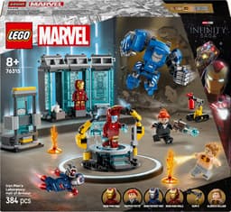 LEGO Marvel - Iron Mans laboratorium: harnasruimte Constructiespeelgoed — thumbnail 1