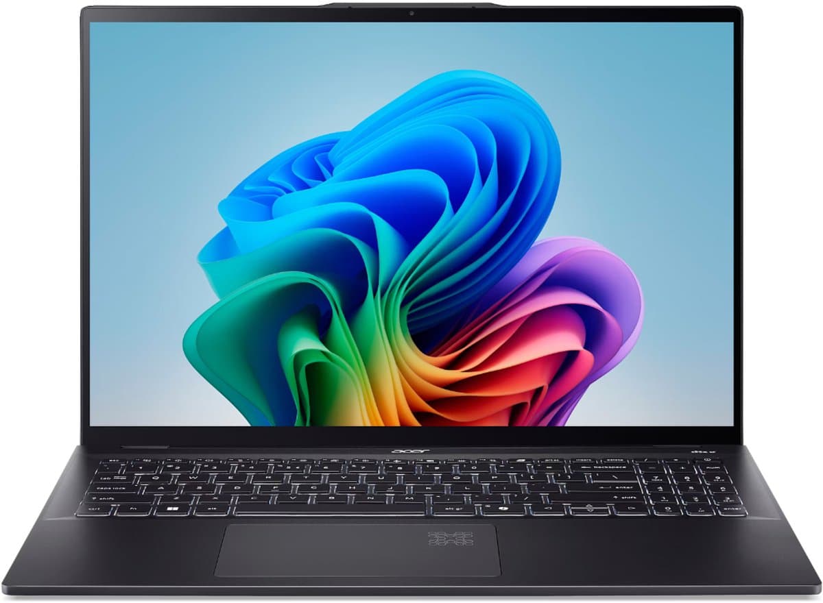 Swift 16 AI SF16-51-768U – Copilot+ PC – Laptop – 16 inch 2.8K OLED 120Hz – Core Ultra 7 (i7) – 32GB - 1TB SSD - Zwart — afbeelding 1