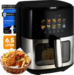 ProfiCook PC-FR 1286 H friteuse Enkel 6,5 l Vrijstaand 1700 W Heteluchtfriteuse Zwart, Roestvrijstaal — thumbnail 9
