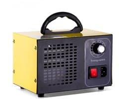 Ozongenerator - Luchtreiniger Ionisator Generator 220v 60g - 1 uur Timer - Tegen Virussen en Allergenen - geel