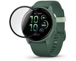 Screenprotector geschikt voor Garmin Vivoactive 6 - Volledige cover - Hoge kwaliteit screen protector - PMMA - 1 stuks - TechDefend