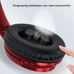 KINSI Premium Draadloze Retro-hoofdtelefoons met Bluetooth & DJ Functie - Drie Modi, Bilaterale Stereo, 8 Uur Batterijduur — thumbnail 3