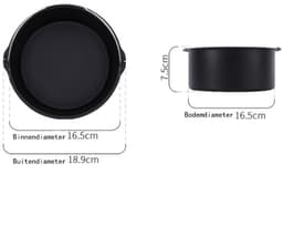 Bakemmer Accessoires voor Luchtfriteuse - Bakvormen en Taartbakgereedschap — thumbnail 7
