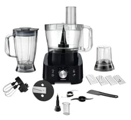 Heinner Multifunctionele Foodprocessor – 1000 W – Mengkom 3,5 L – Blender 1,8 L – 2 Snelheden en Pulsstand – Hak-, Kneed-, Snij-, Rasp-, Klop- en Maalfunctie – Zwart — thumbnail 1