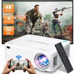 Neova AC30 - Multimedia Beamer - Android 9.0 - 4K Ondersteuning - Full HD Projector voor Thuisbioscoop - 120 inch - Compact & Draagbaar - Inclusief Afstandsbediening - Wit Kleur — thumbnail 1