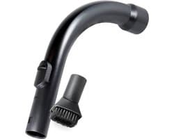 Dparts pistoolgreep met plumeau geschikt voor Miele - 35mm - vervangende greep, handvat, zuigmond, stofzuigermond, handgreep - miele onderdelen stofzuiger - Voor Compact, Complete, C1, C2, C3, S500, S600, S700, S800, S4000, S4, S5000, S5, 9442601