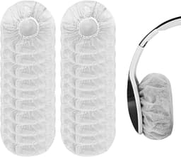 100 stuks - Elastische Hygienehoesjes hoofdtelefoon - cover hoes - niet-geweven stof hoofdtelefoon covers - rekbare sanitaire oorschelp covers — thumbnail 1