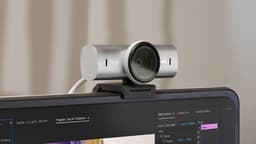 Logitech MX Brio - Webcam - 4K Ultra HD - 1080p/60fps - USB C - Pale Grey — thumbnail 2