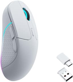 Keychron M3 draadloze RGB muis wit — thumbnail 1