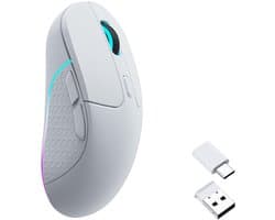 Keychron M3 draadloze RGB muis wit