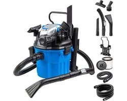 Tapijtreiniger - Tapijtwassers - Nat-Droogstofzuigers - Multifunctionele Stofzuiger - met Accessoires - Blaasfunctie - Stopcontact - voor Huis - Garage - Auto - Tapijt - 1500W - 18L - Blauw