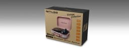 Muse MT-201BTP - Bluetooth kofferplatenspeler met encoding-functie, roze — thumbnail 4