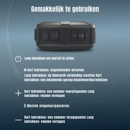 GTB® Douche Speaker - Badkamer Speaker - Douche Speaker Bluetooth - Grijs - ‎10cm x 10cm x 4cm — thumbnail 3