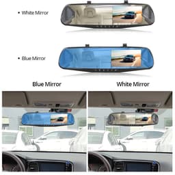 Dashcam voor Auto - Dashcam 4.3 Inch - Full HD 1080P Auto Rij Recorder - Achteruitkijkspiegel DVR - Nachtzicht & Bewegingsdetectie - Zonder Geheugenkaart - Zwart — thumbnail 3