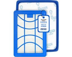 DEGG® - Filterset – Geschikt voor Philips PowerPro Expert – Vervangt FC6042/01 & FC8003/01 – Inlaatfilter + H11 Uitblaasfilter – Compatibel met FC9729, FC9741, FC9743, FC9744, FC9745 – COMBIDEAL