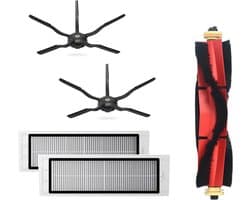 Onderhoudspakket (Zwart) - Compatible met Roborock S4, S5, S6 & E Series (S4, S5, S5Max, S6, S6 Pure, S6MaxV)