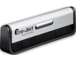 Pro-Ject Brush-it Record Brush - Grondige Vinylreiniging - Onmisbaar Voor Iedere Platenspeler - Antistatisch & Veilig - Zilver