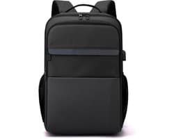 Vermanto Rugzak - Rugtas - 25 liter - Laptop - Waterdicht - USB - Business - Zwart