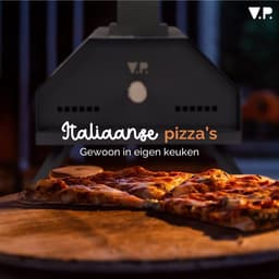 V.P. Pizza Pellet Oven - Houtgestookte Pizza Oven - Pizza Bbq - Pizzaoven - Voor Buiten - Steenoven — thumbnail 2