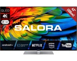 Salora 43QLED440A 4K Ultra HD TV 109.2 cm Zwart