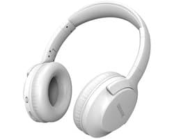 Qware - Draadloze Koptelefoon - Draadloos- Bluetooth 5.1 - Headset - Headphone - Volumeknoppen - USB-C - 20h luisteren op 50% - Vouwbaar Design - Wit